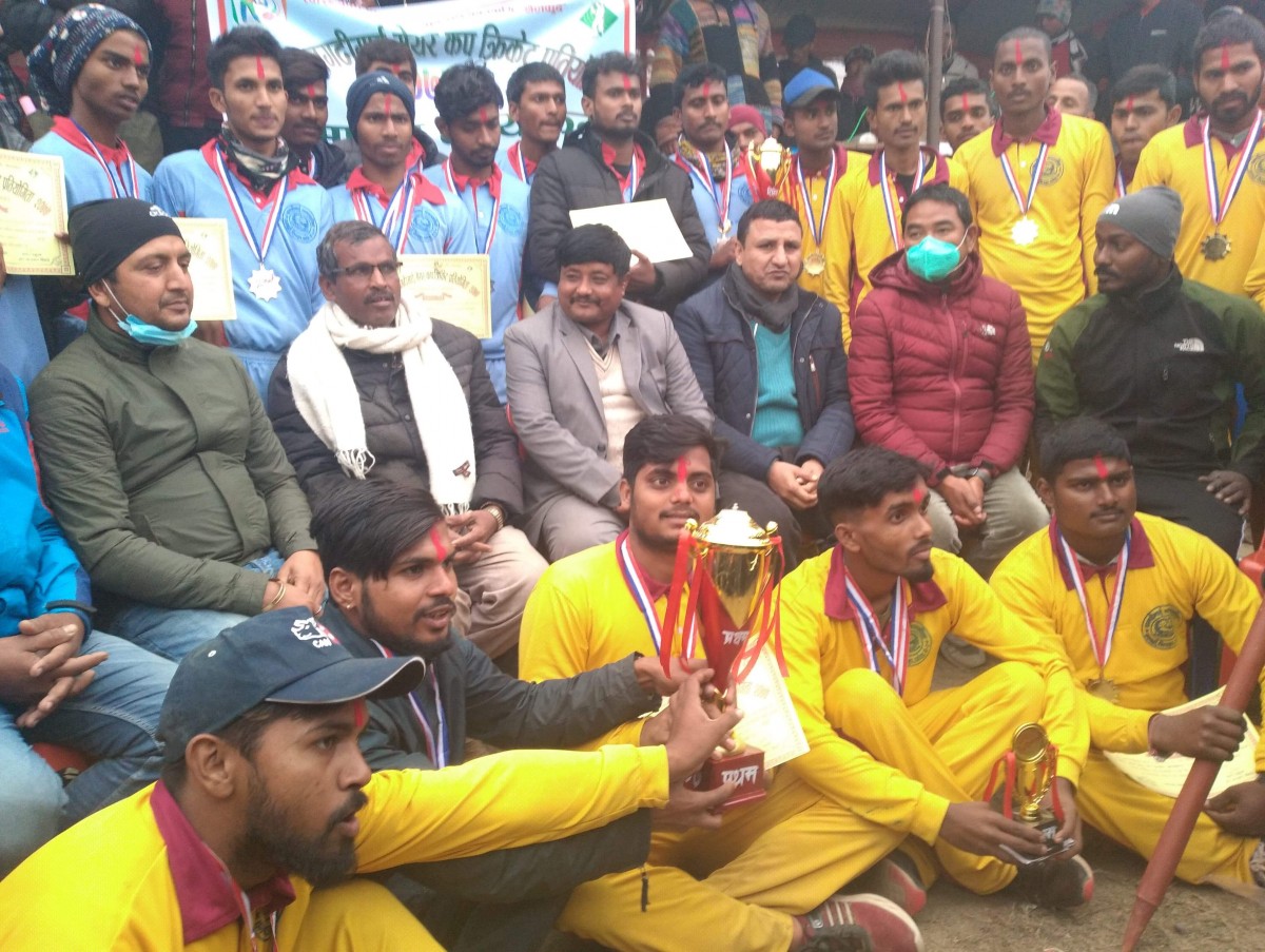 धनगढीमाई नपामा मेयरकप क्रीकेट प्रतियोगितामा वडा नम्बर -११ ले  बाजि मारे