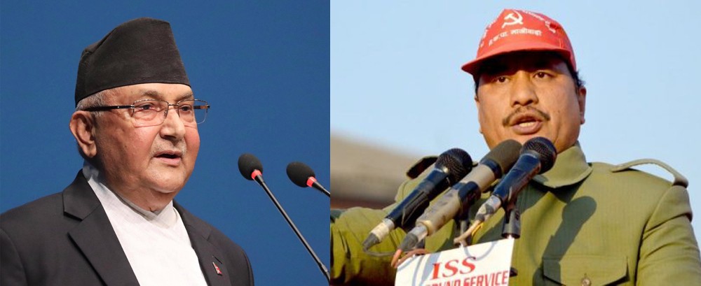 विप्लव ओलीसंग किन भेटे ?