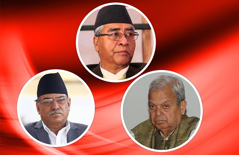 ओलीको राजीनामा घोषणा गर्ने कांग्रेस र माओवादी किन अलमलमा  ?  महन्थ ठाकुरलाई फकाउने प्रयास जारी