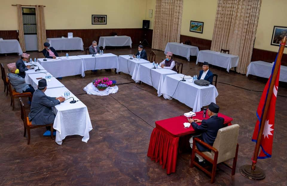 आज साँझ ५ बजे सत्तारुढ गठबन्धनको बैठक बस्दै 