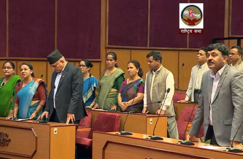 राष्ट्रियसभा बैठक एक हप्ताका लागि स्थगित
