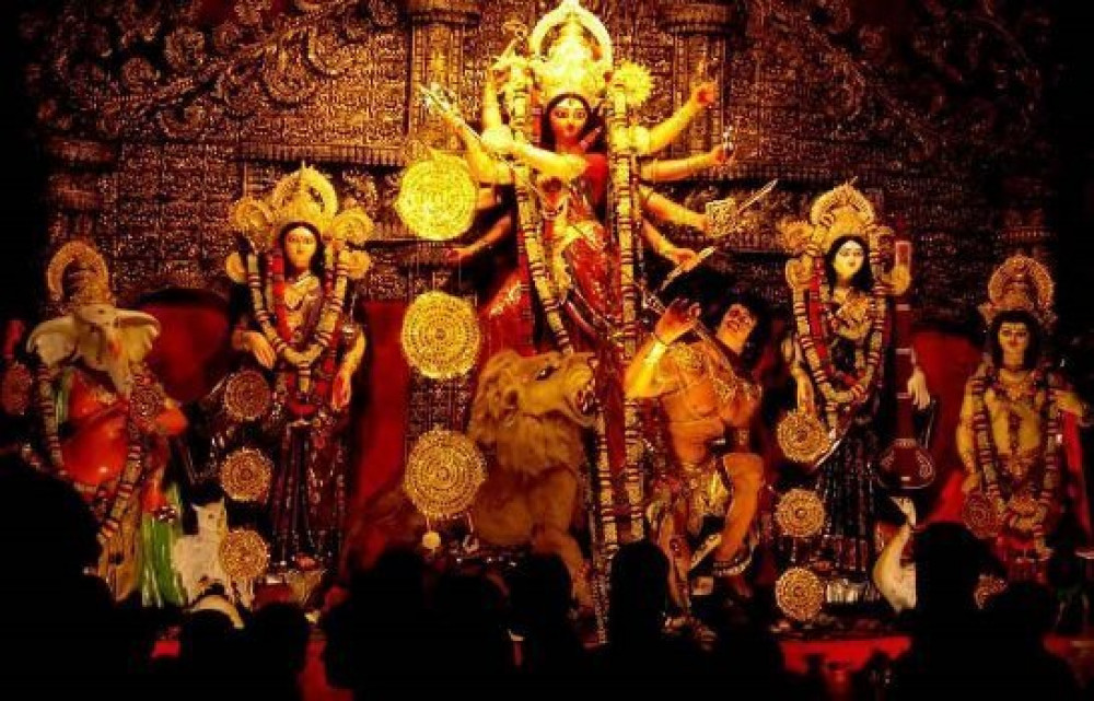 नवरात्रको तेस्रो दिन चन्द्रघण्टा देवीको पूजा आराधना गरिँदै