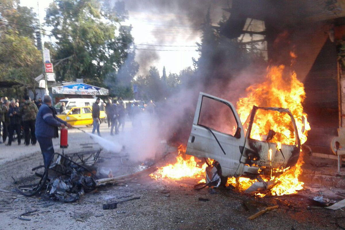 सिरियाको राजधानी दमिश्कमा बिस्फोट, १३ सैनिकको मृत्यु