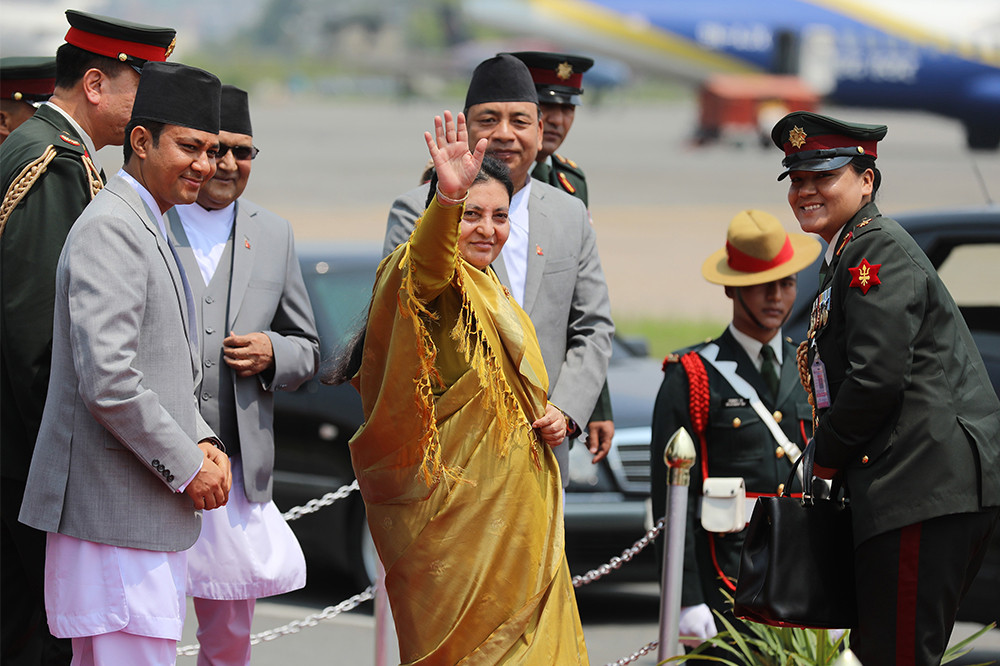 भोलि ढोरपाटन अवलोकन भ्रमणमा जाँदै राष्ट्रपति भण्डारी