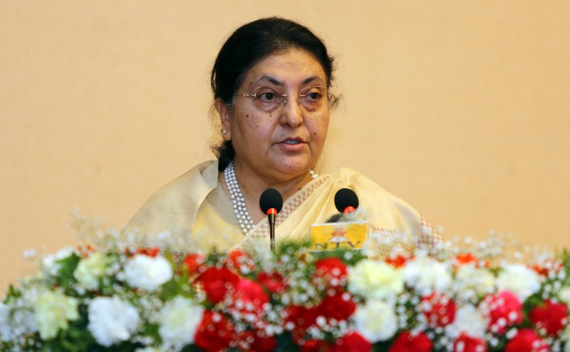 राष्ट्रपति भण्डारीले नेपाल संवत् एकताको प्रवर्द्धन गर्ने पर्वको  रुपमा मनाउन आग्रह