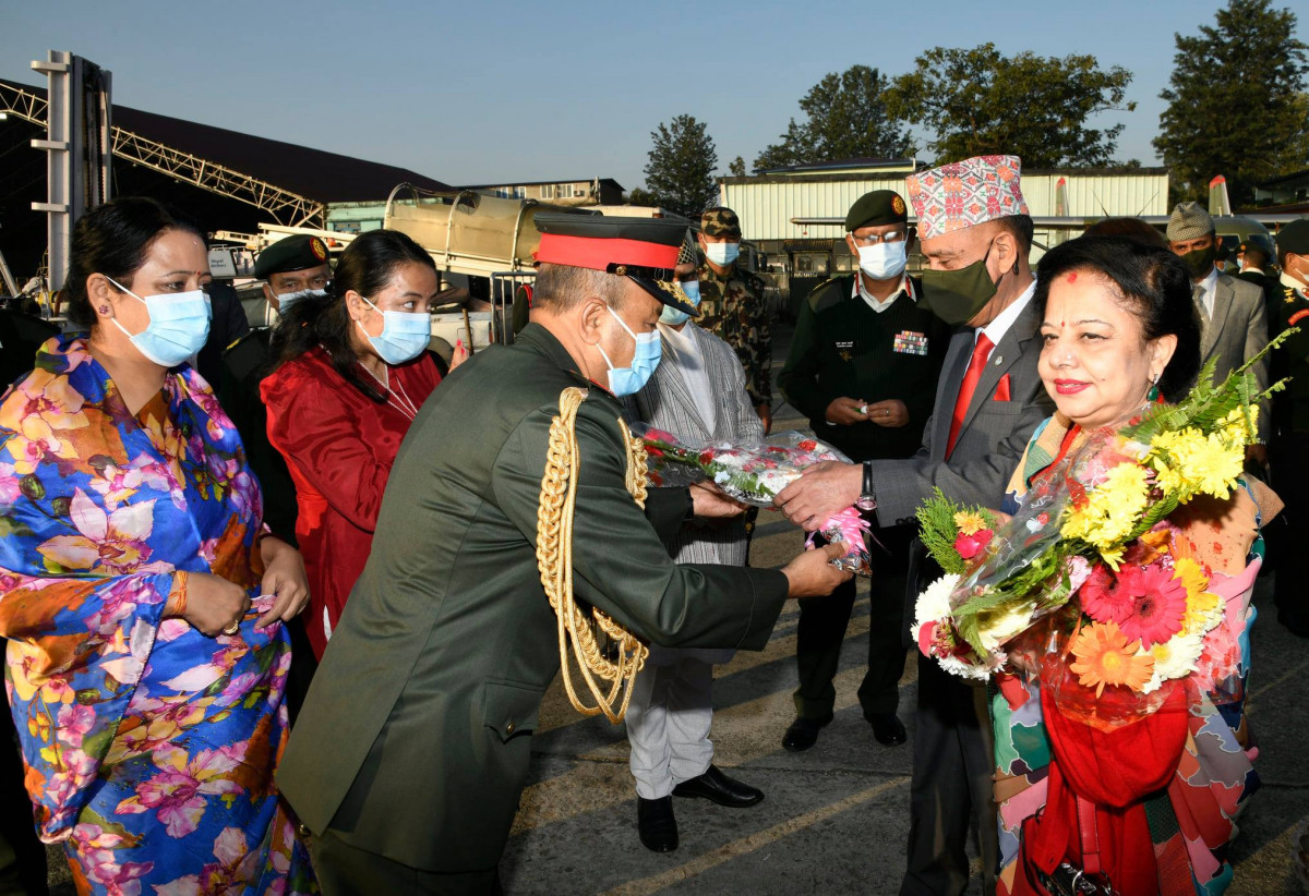 प्रधानसेनापति शर्मा औपचारिक भ्रमणका लागि भारत प्रस्थान