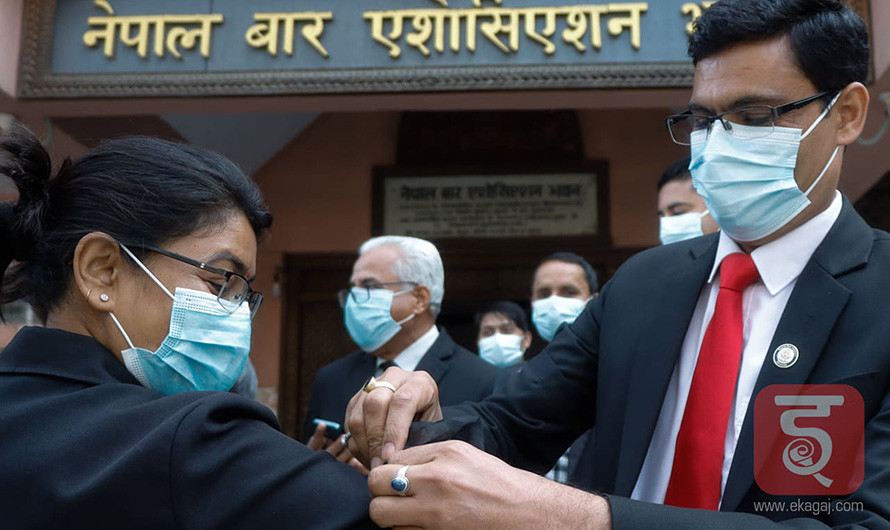 बारमा विरोध प्रदर्शन जारी, प्रदर्शनका बीच पुगे प्रधानन्यायाधीश जबरा !