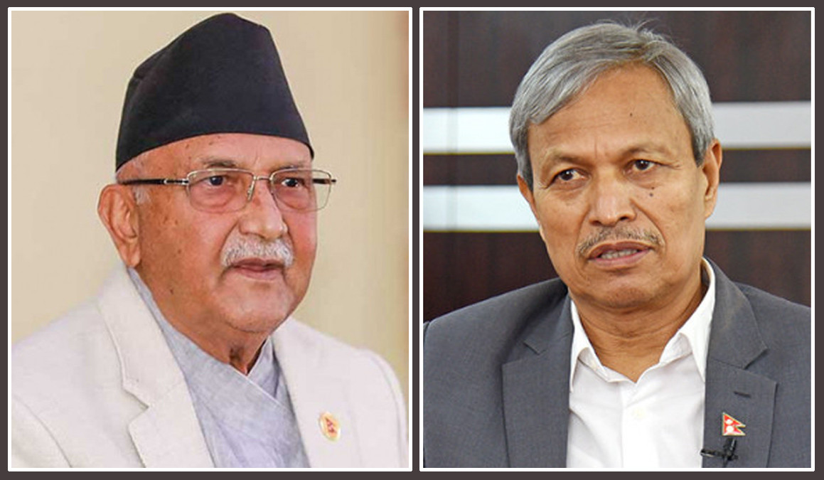 उपाध्यक्ष रावल अध्यक्ष ओलीविरुद्ध प्रतिस्पर्धा गर्दै