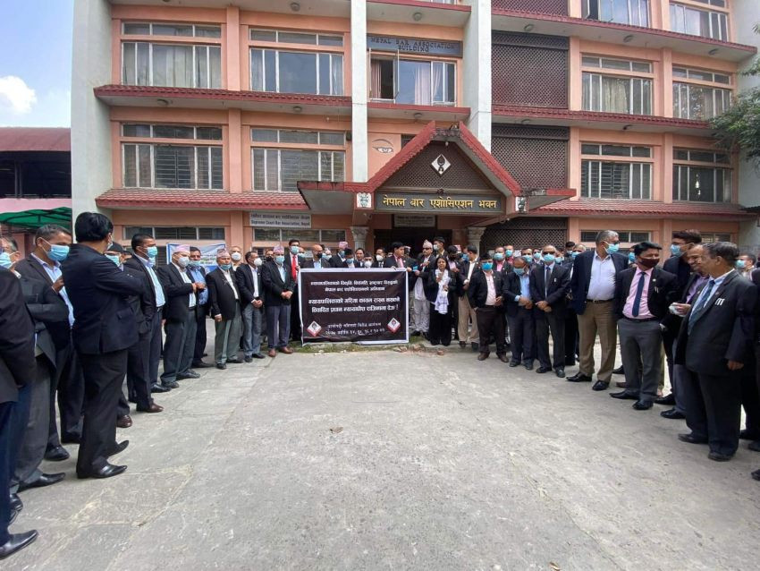 मंसिर ८ मा देशभरका उच्च अदालतमा प्रदर्शन गर्ने नेपाल बारको निर्णय