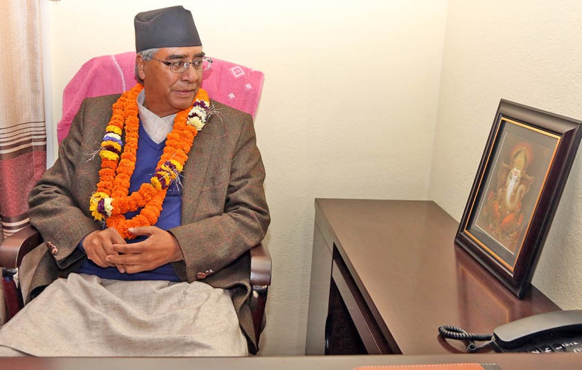 के देउवाले लाउलान त माला ?