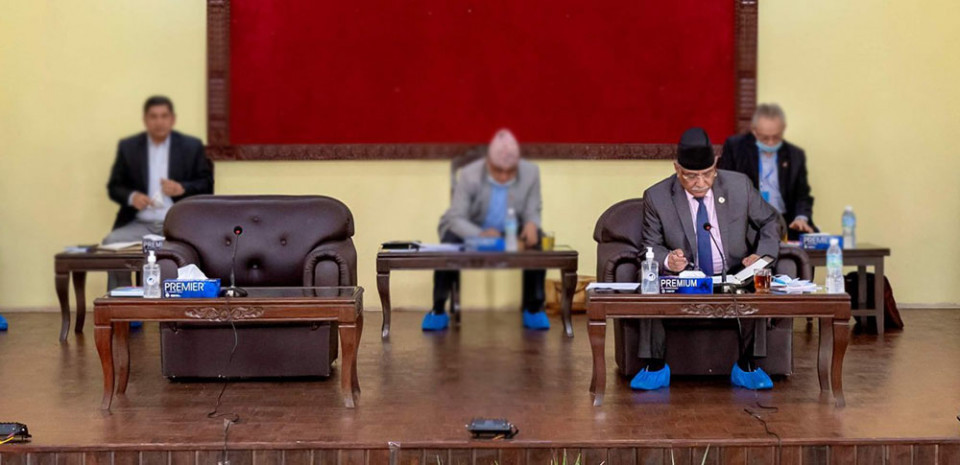 पदाधिकारी चयन गर्न बोलाएको माओवादी बैठक नेताहरुलाई कोरोना भएपछि स्थगित