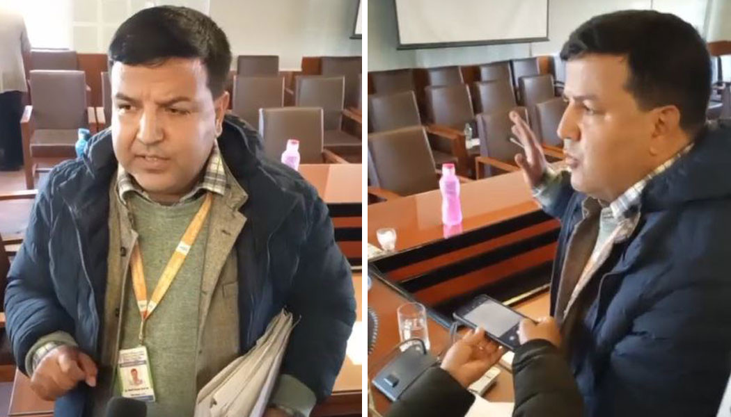 सुनिल शर्मा अटेरी भएपछि नोबेल मेडिकल कलेजका विद्यार्थीहरु काठमाडौंमा !