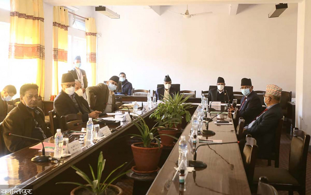 सिंहदरबारमा सर्वदलीय बैठक जारी,एमालेबाहेक सबै दल सहभागी