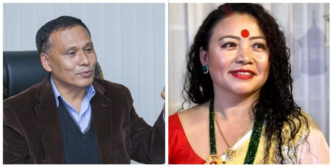 राप्रपा धादिङको उपाध्यक्षमा कुलमान घिसिङकी श्रीमती दीपा तामाङ चयन