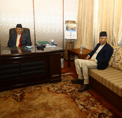 देउवा र ओलीबीच भेट सकियो,   के भयो त कुुराकानी ?