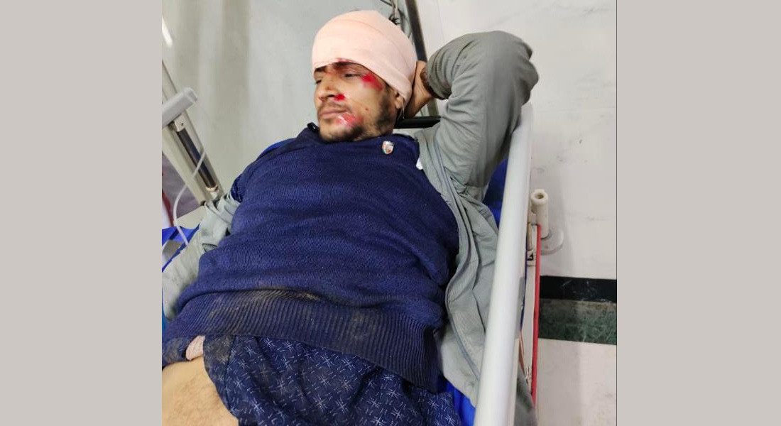 एमसीसीविरुद्ध प्रदर्शनमा प्रहरीमाथि हमला गर्ने अवस्थीलाई प्रहरीले नै रगत दिएर बचायो