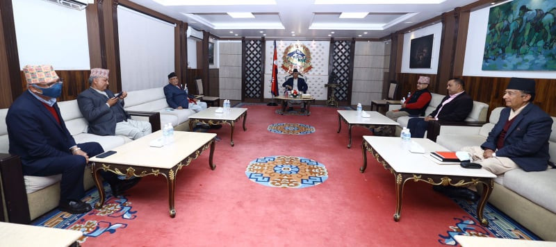 एमसीसी पास गर्न ओलीलाई फकाउँदै देउवा,आज पनि वार्ताको प्रयास जारी रहने