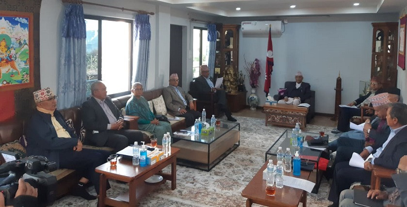 नेकपा एमाले केन्द्रीय सचिवालय बैठक जारी, यस्ता छन्  एजेण्डा