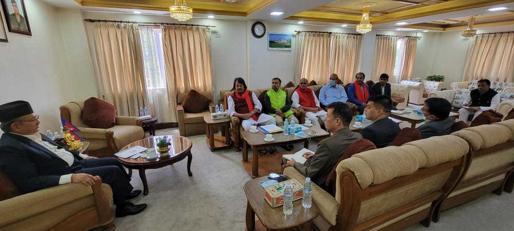 सरकार र जनमत पार्टीबीच वार्ता, पुराना सम्झौता कार्यान्वयन गर्न जनमत पार्टीको माग