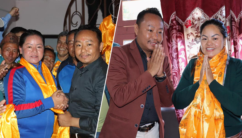 पदकै लागी कांग्रेस छोडेर सोलुखुम्बुका नेतृद्वय सविता राई र शारदामाया तामाङ माओवादीमा प्रवेश