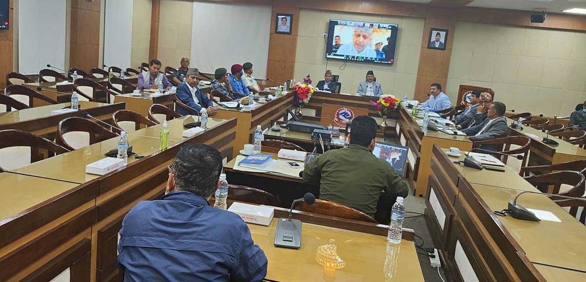 चुनौति सामना गर्न तयारी अवस्थामा रहन गृहमन्त्री खाणको निर्देशन