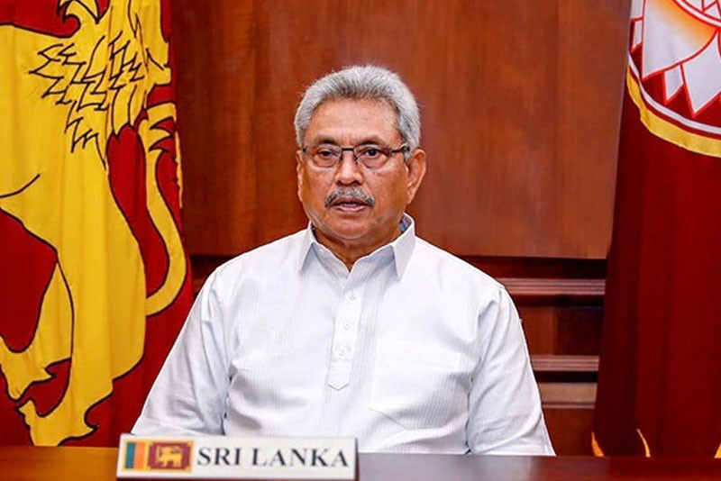 श्रीलंकामा चुलिँदै गएको संकट सामना गर्न  राष्ट्रपति राजापाक्षेको अपिल