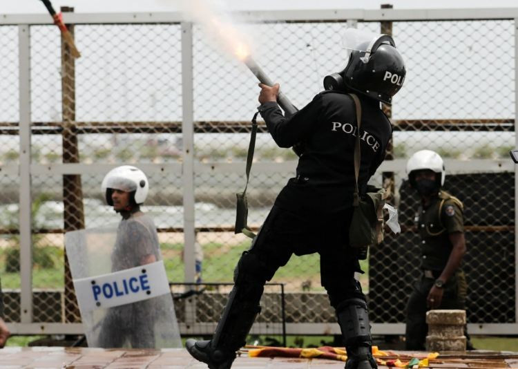 श्रीलङ्कामा सुरक्षा व्यवस्था कडाइ