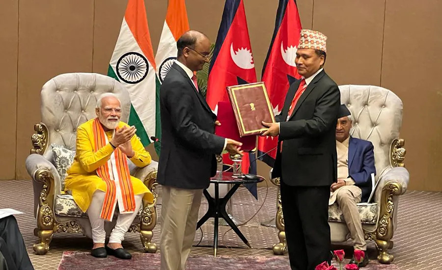 नेपाल र भारतबीच विभिन्न ६ वटा समझदारी पत्रमा हस्ताक्षर
