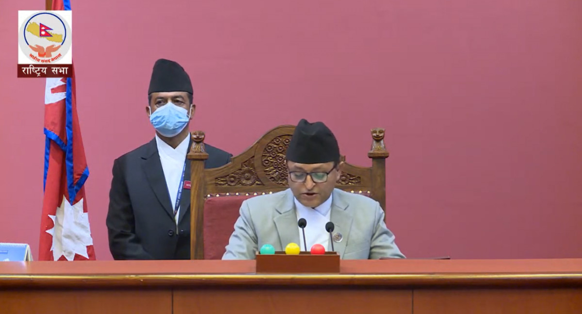 बजेट आश्रित तीनवटा विधेयक राष्ट्रियसभाबाट पारित