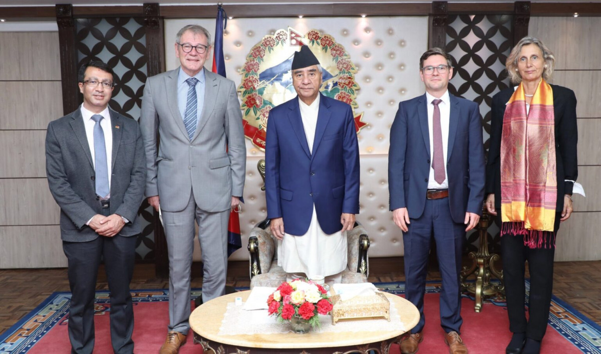 प्रधानमन्त्री देउवा र जर्मन राजदूत प्रिन्जबीच भेटवार्ता