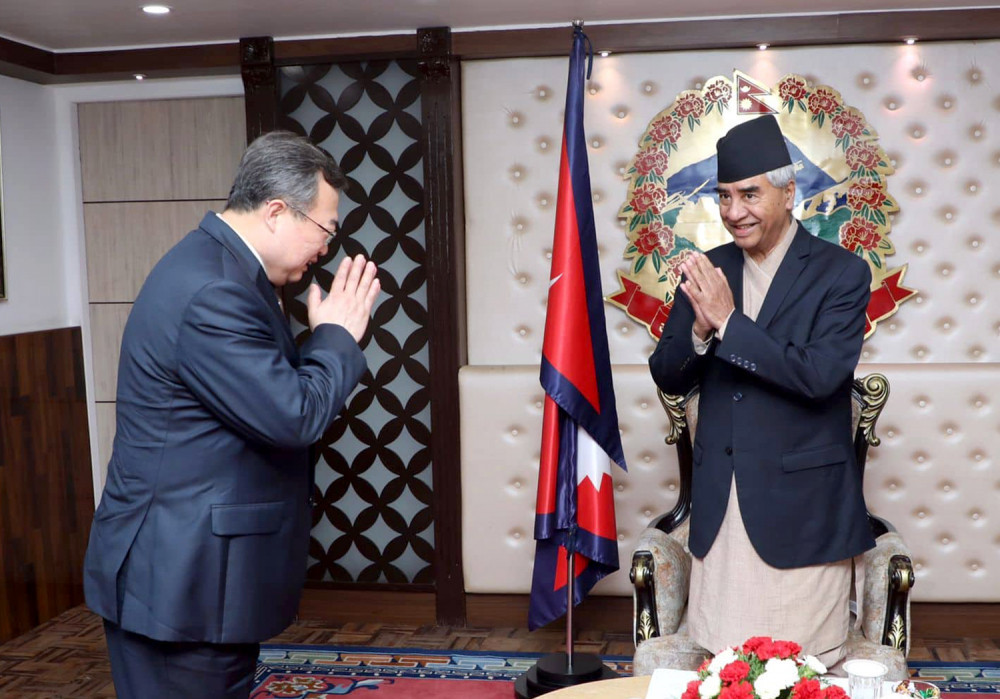 प्रधानमन्त्री र सिपिसीका विदेश विभाग प्रमुख लिउबीच भेटवार्ता , के के भयो कुराकानी ?