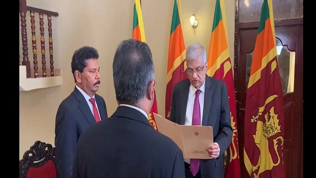 श्रीलंकामा विक्रमासिंघेले लिए राष्ट्रपतिको सपथ