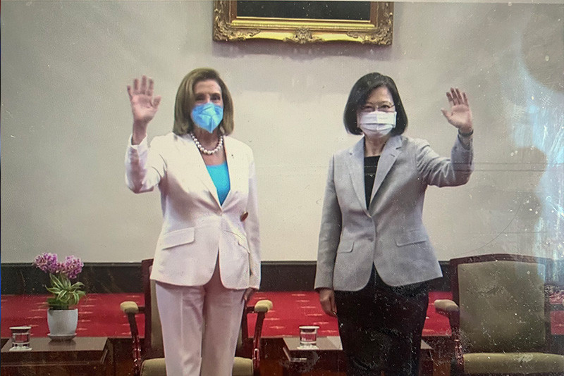 अमेरिकी सभामुख पेलोसी र ताइवानी राष्ट्रपति साइ यिङ वेनबीच भेटवार्ता