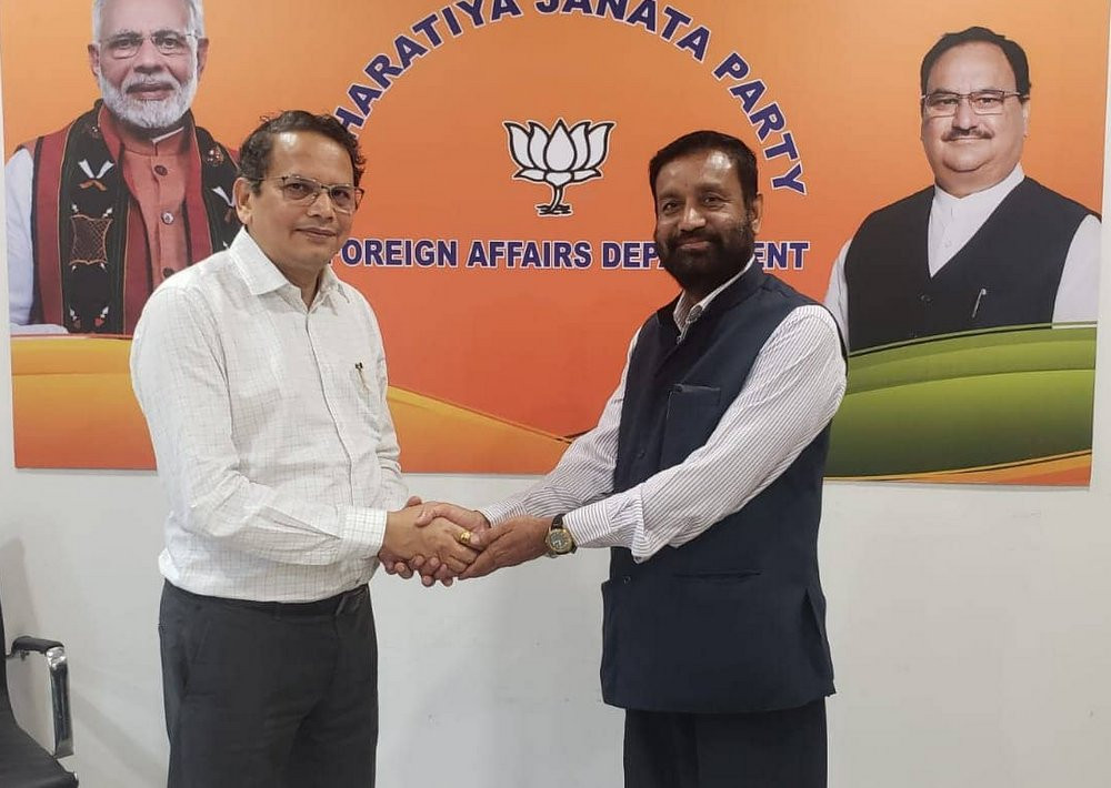 काङ्ग्रेस नेता निधि र भाजपा विदेश विभाग प्रमुख चौथाइवालेबीच भेटवार्ता , के के भयो कुराकानी ?