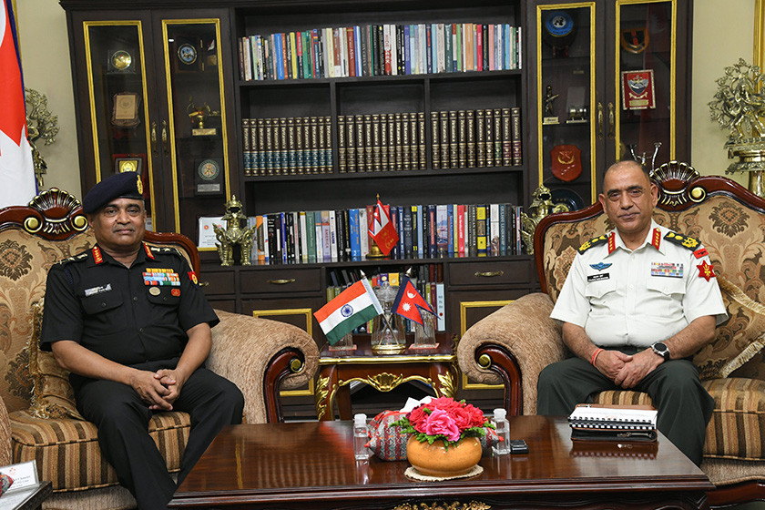 भारतीय सेनाध्यक्ष र प्रधानसेनापतिबीच भेटवार्ता , के -के भयो कुराकानी ?