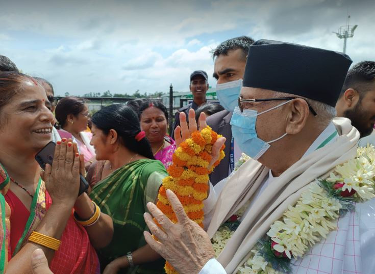 एमाले अध्यक्ष ओली जनकपुरधाममा