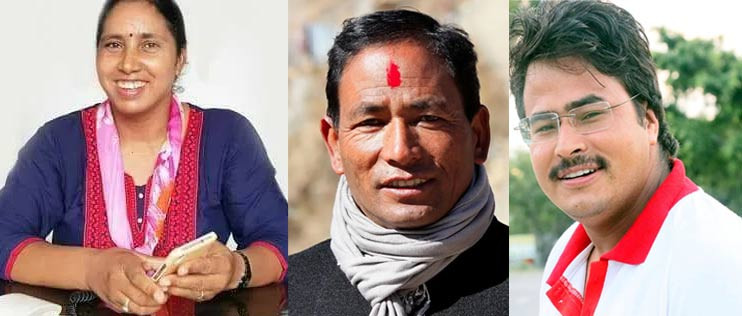 जुम्लामा गोमा गौतम, रतननाथ योगी र ज्ञानेन्द्र शाहीबीच मुख्य प्रतिस्पर्धा