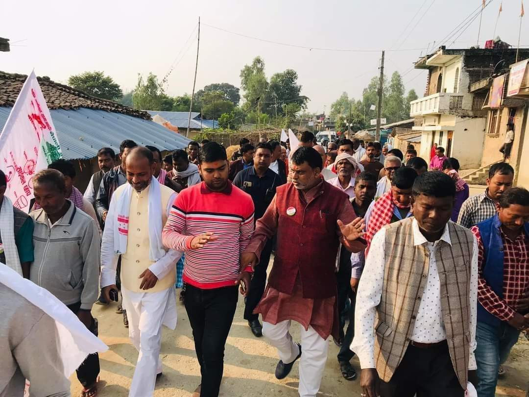 बारामा गठबन्धनको रात्री सभा, जितेन्द्र सोनलको पक्षमा उर्लियो जनलहर