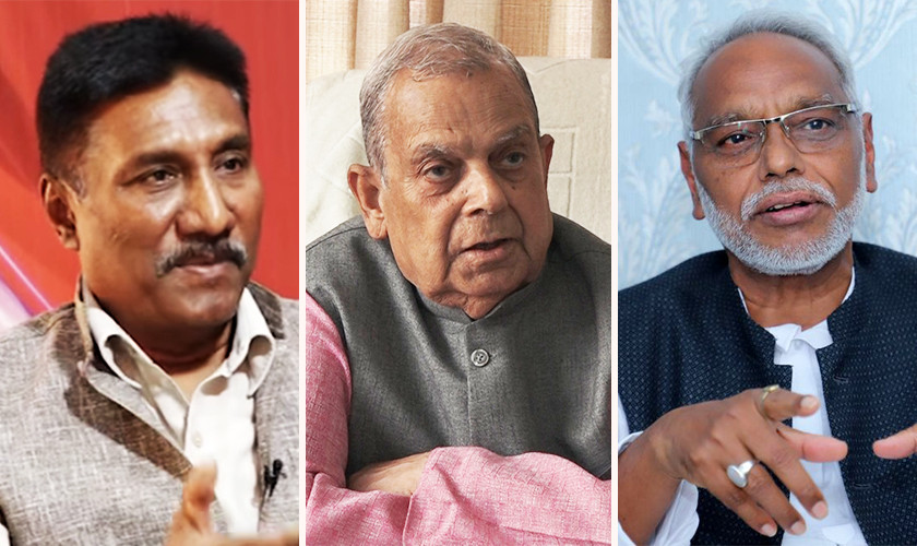 सरकारमा सामेल हुदैँ लोसपाका नेताहरु