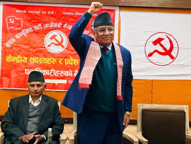 गठबन्धनकै नेतृत्वमा नयाँ सरकार गठन हुने प्रचण्डको दाबी