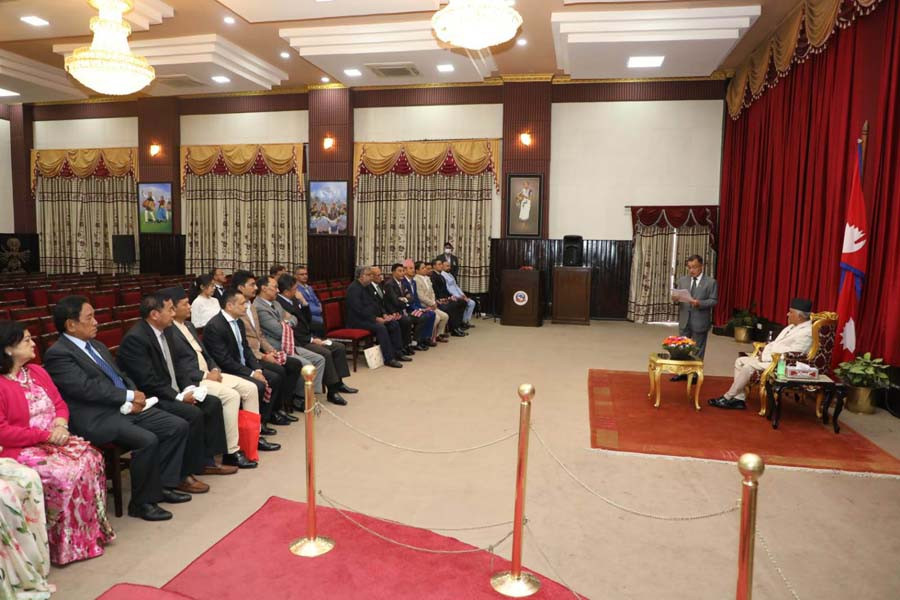 राष्ट्रपति पौडेलको आग्रह राष्ट्रिय हितलाई ध्यानमा राखेर काम गर्न