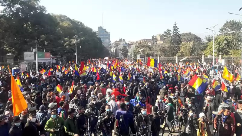 राजसंस्था र हिन्दुराष्ट्र पुनःस्थापनाकाे माग राख्दै राप्रपाले आजबाट जनप्रदर्शन गर्ने